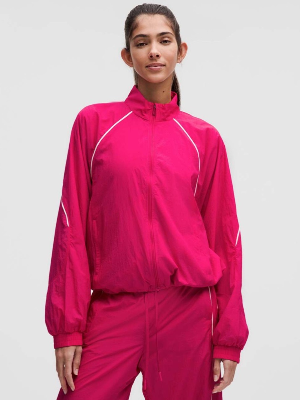 NWT Lululemon License to Train Lightweight Jacket. Color Passionate. Size 6